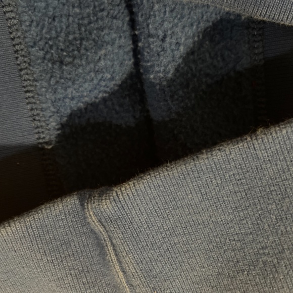 Abercrombie Fitch kids boys fleece hoodie sweatshirt blue size Small - Picture 6 of 6